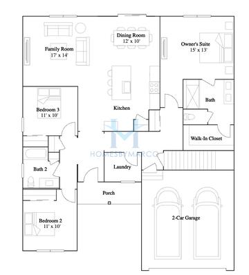 Photos of the Rutherford II model in the Riverwoods subdivision in Woodstock, IL