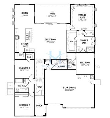 Photos of the Auburn model in the Las Ventanas subdivision in Goodyear, AZ