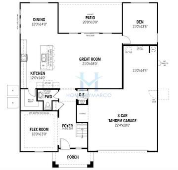 Revere model in Las Ventanas, Goodyear, AZ, built by Mattamy Homes