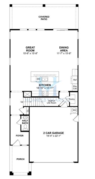 Avalon model in Manor at Legacy Place, Peoria, AZ, built by K. Hovnanian Homes