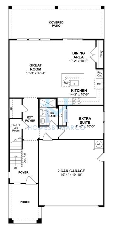 Prairie Willow model in Manor at Legacy Place, Peoria, AZ, built by K. Hovnanian Homes