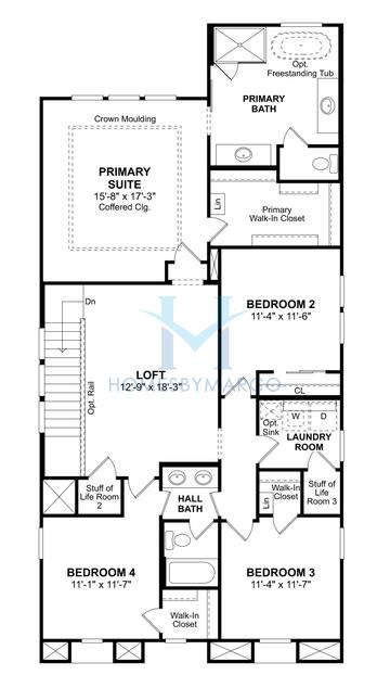 Photos of the Hampton model in the Manor at Legacy Place subdivision in Peoria, AZ