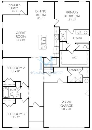 Photos of the Escape model in the Fisher Springs subdivision in Kannapolis, NC