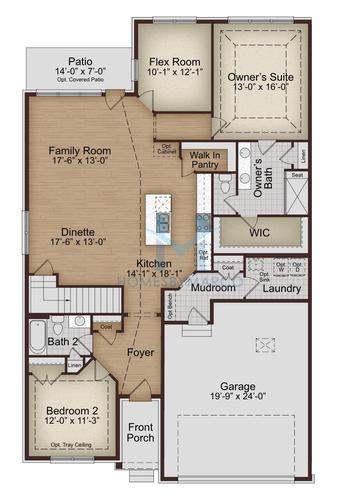Photos of the Capri model in the Marble Landing subdivision in Lemont, IL