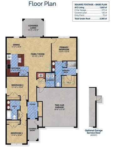 Photos of the Alexander model in the Pine Meadows Reserve subdivision in Eustis, FL