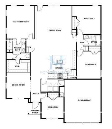 Photos of the Lanier model in the Mount Tabor Pointe subdivision in Dallas, GA