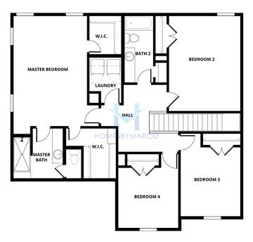 Photos of the Oconee model in the Mount Tabor Pointe subdivision in Dallas, GA