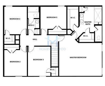 Photos of the Rabun model in the Mount Tabor Pointe subdivision in Dallas, GA