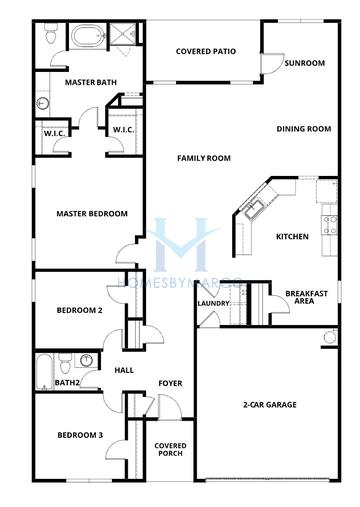 Photos of the Burton model in the Lake Preserve at Jackson Trail subdivision in Jefferson, GA