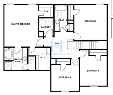 Photos of the Hartwell model in the Lake Preserve at Jackson Trail subdivision in Jefferson, GA