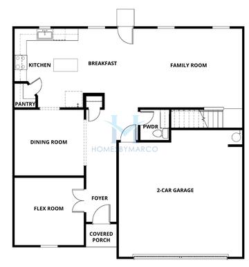 Hartwell model in Lake Preserve at Jackson Trail, Jefferson, GA, built by LGI Homes