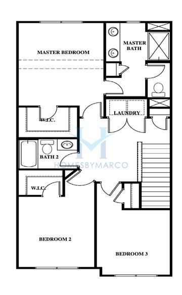 Willow model in Rhyne Court, Gastonia, NC, built by LGI Homes