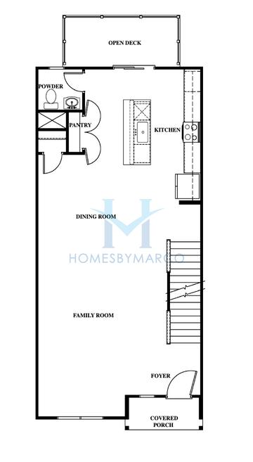 Holly model in Rhyne Court, Gastonia, NC, built by LGI Homes