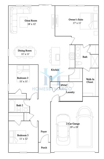 Photos of the Alan model in the The Orchard subdivision in Perry, GA