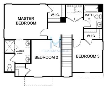 Medlock model in Encanto at Bell Park, Phoenix, AZ, built by 