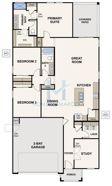 Photos of the Raven model in the Tradition at Anthem at Merrill Ranch subdivision in Florence, AZ