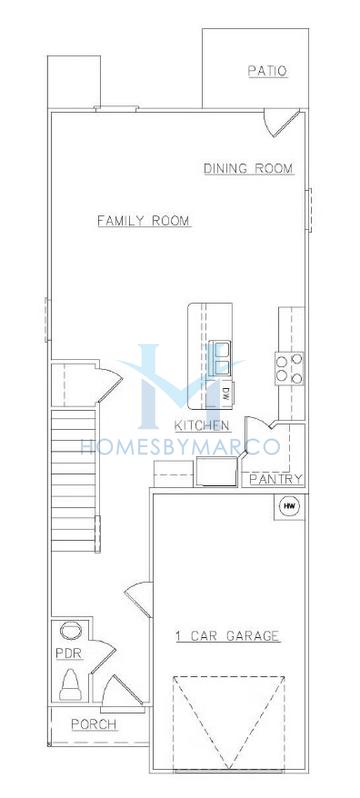 Jasmine model in Carolina, Palmetto, GA, built by Dream Finders Homes