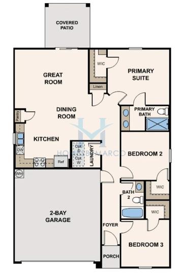 Photos of the Laurel model in the Point of View Patio Homes subdivision in Prescott Valley, AZ