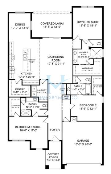 Photos of the Everly model in the Keen's Groves subdivision in Lakeland, FL