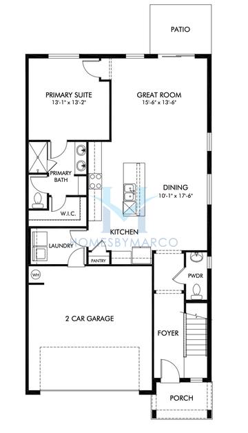 Dorian model in Cyrene at Minneola, Minneola, FL, built by Meritage Homes