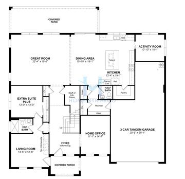 Sacramento ESP model in Eden Preserve, Altamonte Springs, FL, built by KB Home