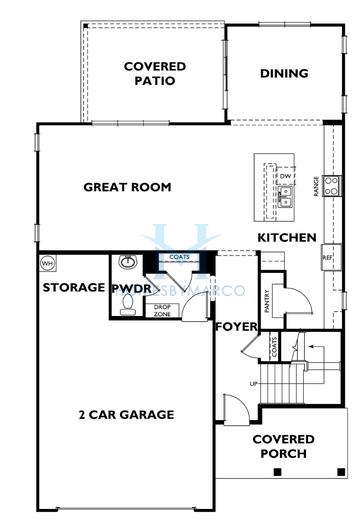 Everett model in Amara Chase, Huntersville, NC, built by Shea Homes