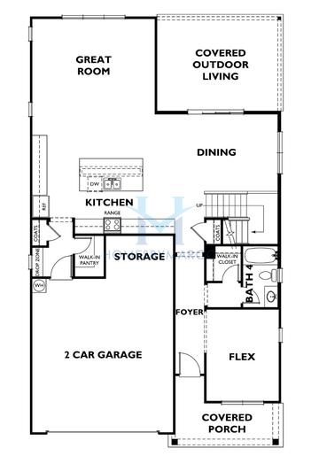 Presley model in Amara Chase, Huntersville, NC, built by Shea Homes