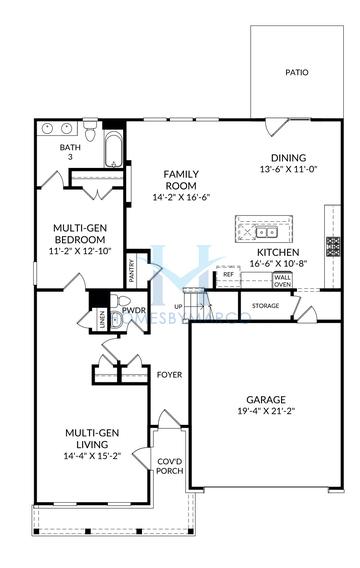 Mathis model in Riverside Ridge, Lawrenceville, GA, built by Stanley Martin Homes