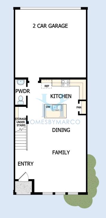 Sunward model in Baldwin Crossing, Orlando, FL, built by David Weekley Homes