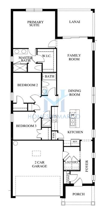 Photos of the Gulfside model in the Arbor Meadows subdivision in Spring Hill, FL