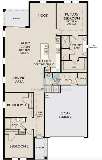 Collier model in Oakfield Trails West, Parrish, FL, built by Ashton Woods Homes