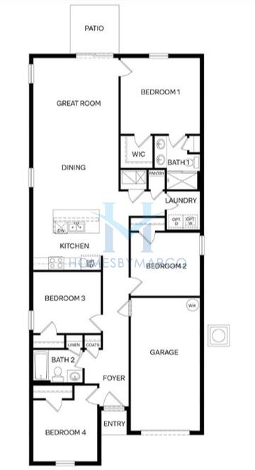 Photos of the Cameron model in the Leoma's Landing subdivision in Lake Wales, FL