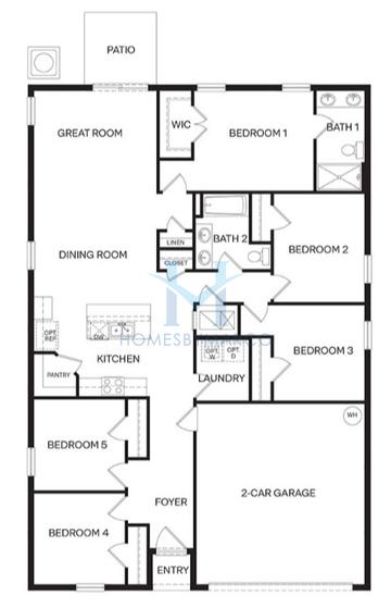 Photos of the Dundee model in the Leoma's Landing subdivision in Lake Wales, FL