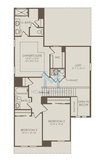 Photos of the Nelson model in the Naperville Polo Club subdivision in Naperville, IL