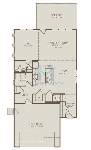 Nelson model in Naperville Polo Club, Naperville, IL, built by Pulte Homes