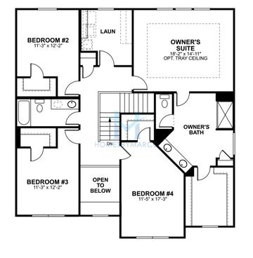Easton model in Sadie Ridge, Lockport, IL, built by M/I Homes