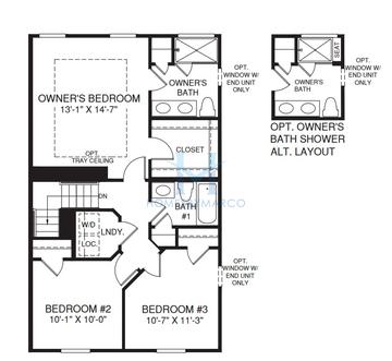 Mendelssohn model in Park Ridge at Sugar Hill, Sugar Hill, GA, built by Ryan Homes