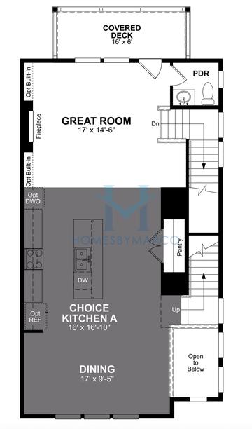 Brayton model in The Groves at Myrtle, Roswell, GA, built by Beazer Homes