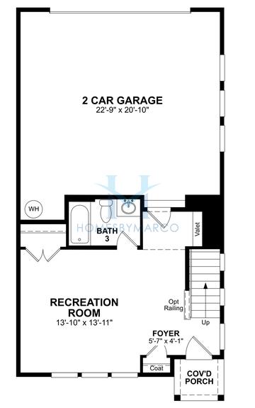 Blake model in The Groves at Myrtle, Roswell, GA, built by Beazer Homes