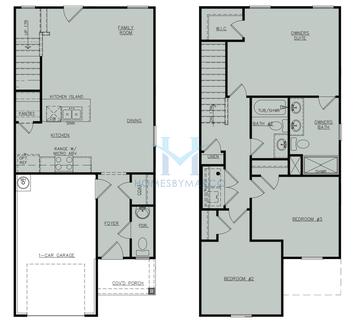 Photos of the Rockford model in the Old Gilliam subdivision in Cartersville, GA