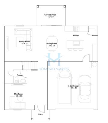 Hubble model in Sabal Glen at Midtown, Punta Gorda, FL, built by Lennar