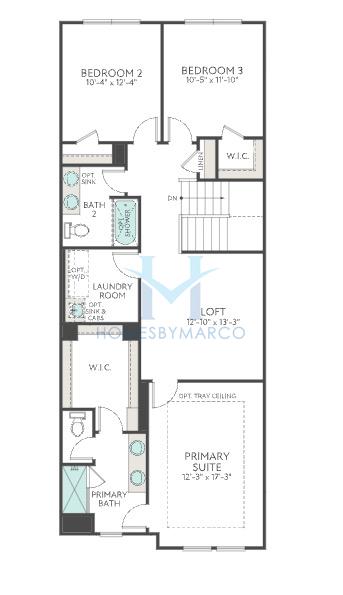 Photos of the Cardinal model in the Ellis Townes subdivision in Charlotte, NC