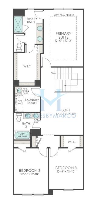 Photos of the Douglas model in the Ellis Townes subdivision in Charlotte, NC