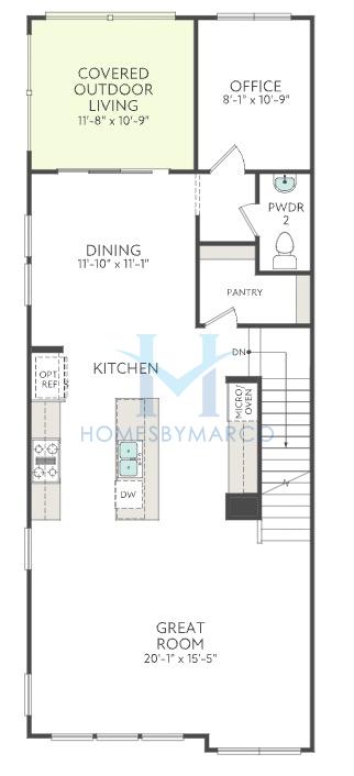 Aster model in Ross Farms, Charlotte, NC, built by Tri Pointe Homes