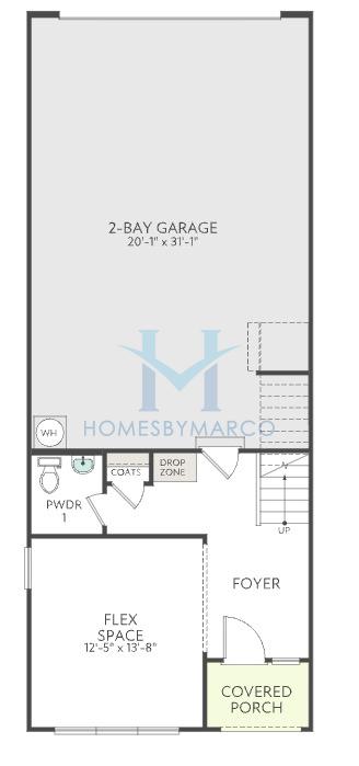 Aster model in Ross Farms, Charlotte, NC, built by Tri Pointe Homes