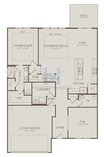 Photos of the Winthrop model in the Linden Grove subdivision in Powder Springs, GA