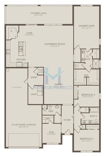 Easley model in Reagan Landing, Bradenton, FL, built by Pulte Homes