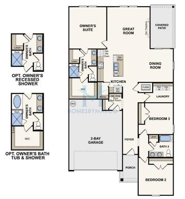 Photos of the Palmetto model in the Seminole Palms subdivision in Palm Coast, FL