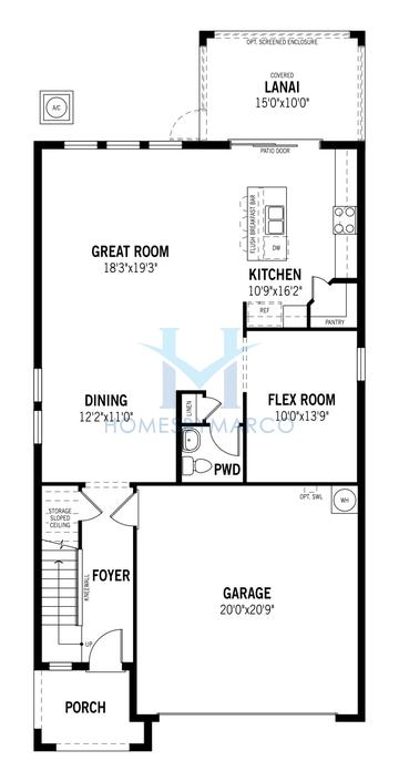 Woodruff model in Summerlit, Naples, FL, built by Mattamy Homes