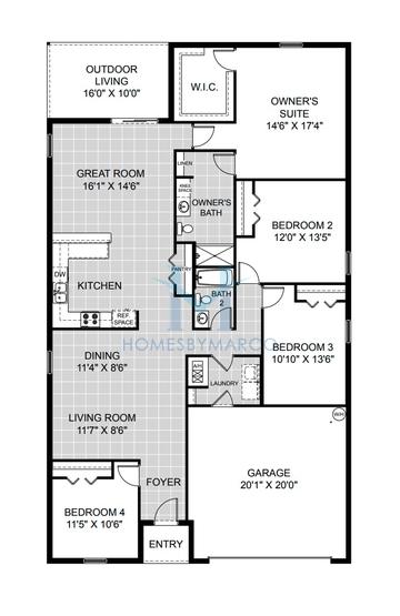 Photos of the King model in the Tillman Oaks subdivision in Wildwood, FL